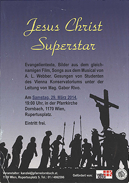 Flyer Jesus Chrsit Superstar
